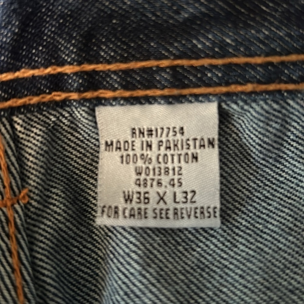 KEY Men’s Jeans Size W36 x L32 Dark Blue Like New Condition - Picture 13 of 13